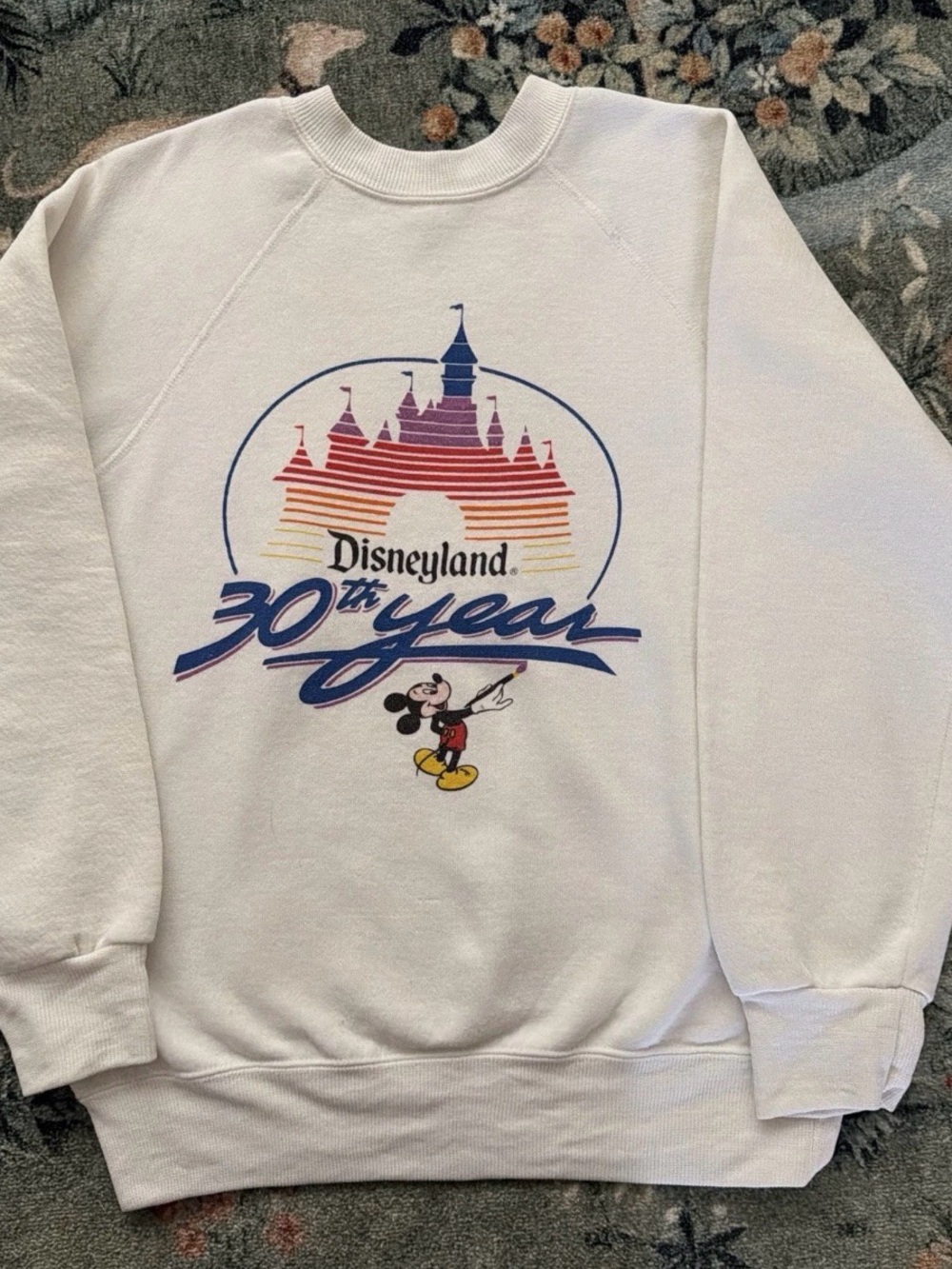 Vintage 1985 Disneyland 30th anniversary Sweatshirt Adult Medium
